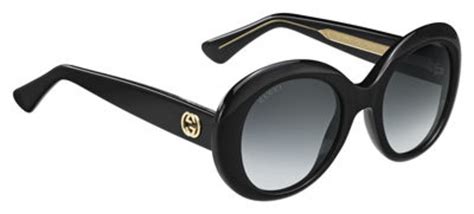 gucci occhiali dasole gg 3815 s|GUCCI Acetate Round GG Sunglasses GG3815S Black.